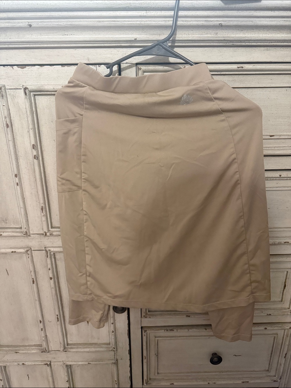Women's Beige A-Line Skirt — Clean, Versatile Everyday Style